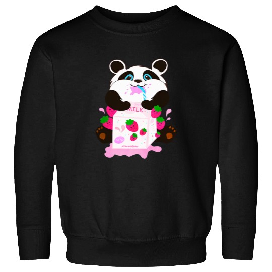Panda Pet Strawberry Milk Shake Sweatshirts