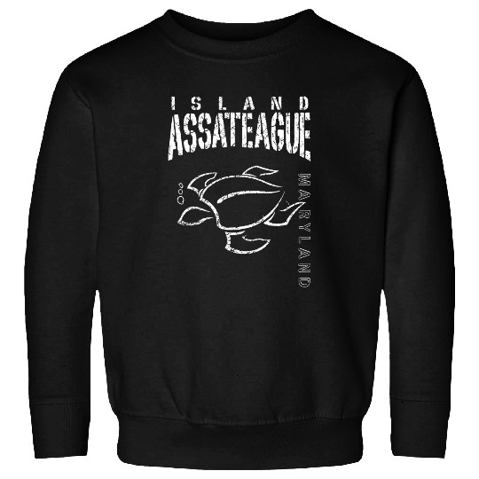 Turtle Pet Assateauge Island Maryland Sea Turtle Marine Life Aquatic Sweatshirts