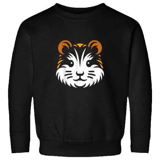 Hamster Pet Face Minimalism Animals Sweatshirts