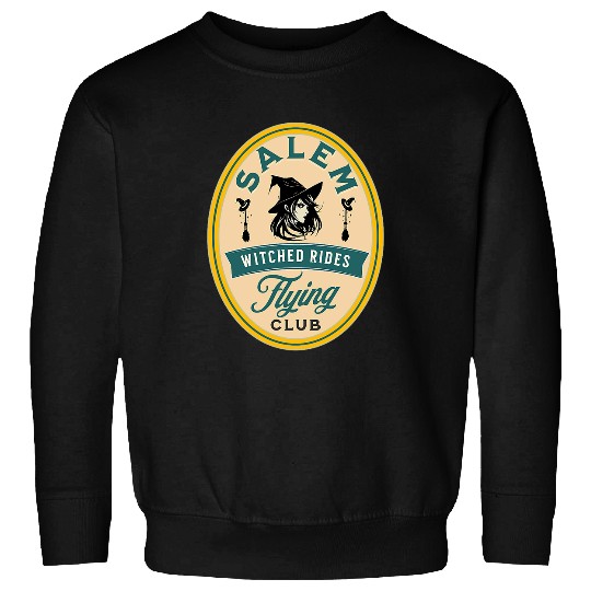 Halloween Witch Wicked Rides Flying Club Since 1692 Sweatshirts