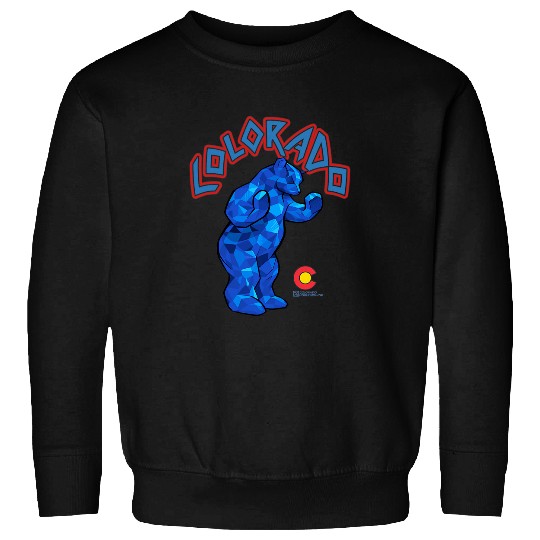 Bear Pet Blue Bear of Denver Colorado Underground Colorado Sweatshirts