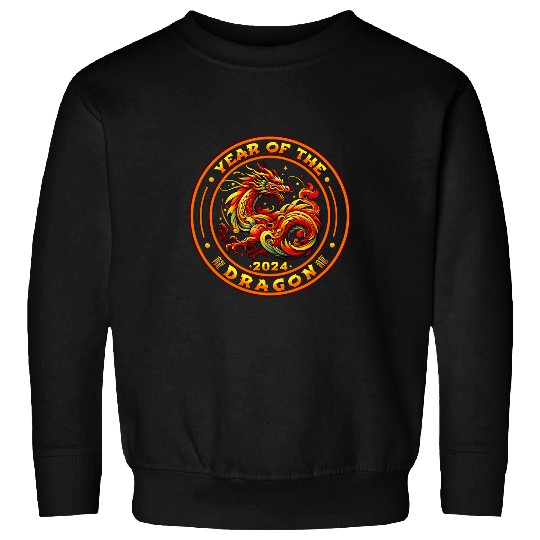 Dragon Pet Year of Dragon Lunar New Year Chinese Zodiac 0011 Sweatshirts