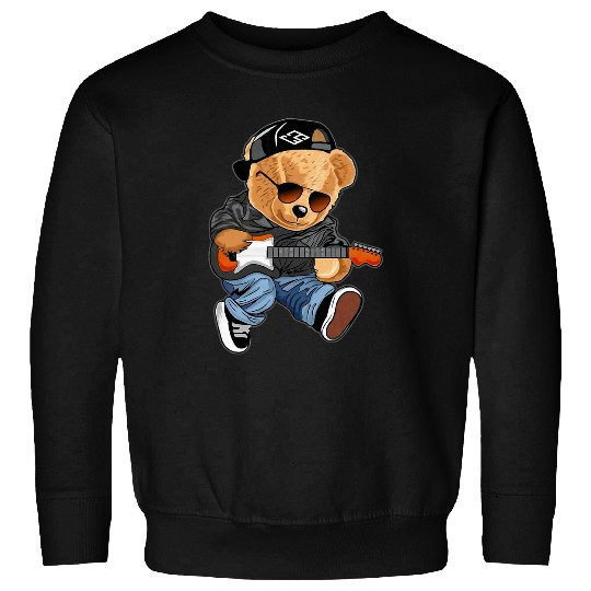 Bear Pet Cool Teddy Bear Tee for Music Rap Hip Hop Lover4 Sweatshirts