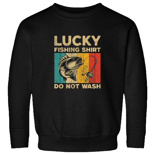 Funny vintages Fishing Jokes Mens Womens Fisherman Bass Fish 5 Sweatshirts