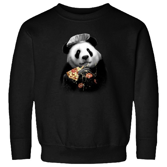 Panda Pet LOVES PIZZA 471 forest Sweatshirts