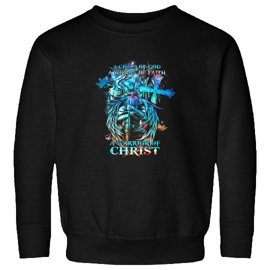 Lion Pet A Child Of God A Man Of Faith A Warrior Of Sweatshirts