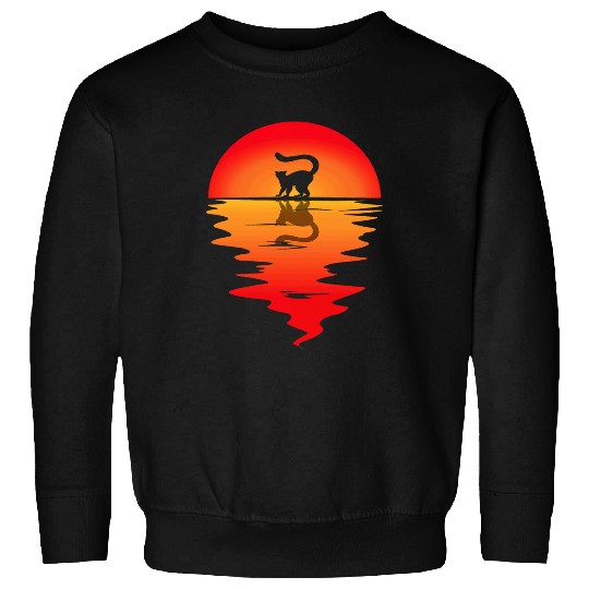 Lemur Pet Sunset Cute Lemur Monkey vintages Madagascar Animal Lemur Sweatshirts