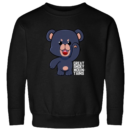 Bear Pet Great Smoky Mountains National Park Bear Kids Boys Girls Sweatshirts