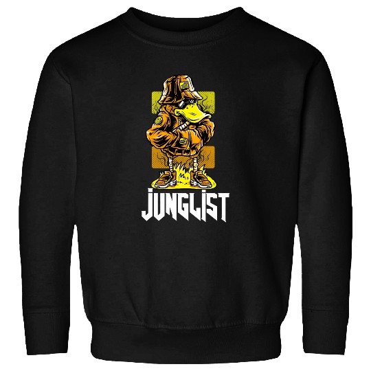 Duck Pet Drum and Bass Duck Junglist EDM DnB Sweatshirts