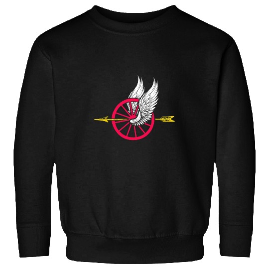 Law Enforcement Motorcycle Unit Wing Wheel Arrow Sweatshirts
