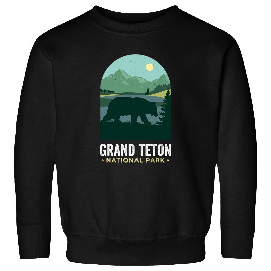 Bear Pet Grand Tetons Grizzly Bear Grand Teton National Park Sweatshirts