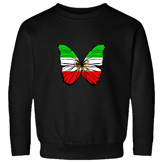 Lion Pet Butterfly Lion Flag Iran Sweatshirts