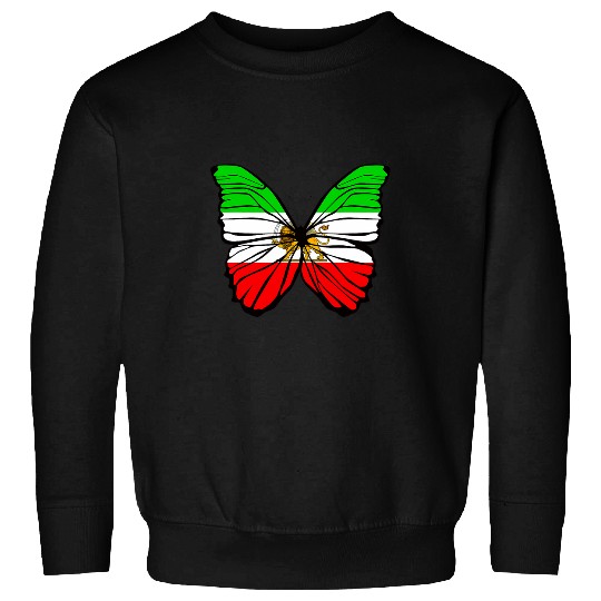 Lion Pet Butterfly Lion Flag Iran Sweatshirts