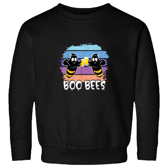 Wines Fun Boo Bees Couples vintages Funny Halloween Costume Sweatshirts