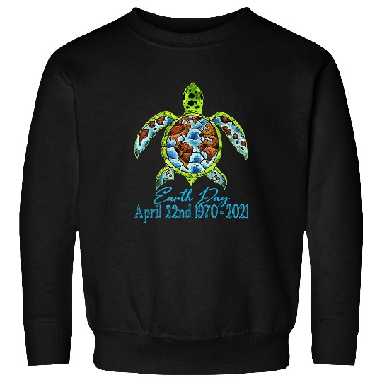 Turtle Pet earth day 51st anniversary sea turtle love environment Sweatshirts