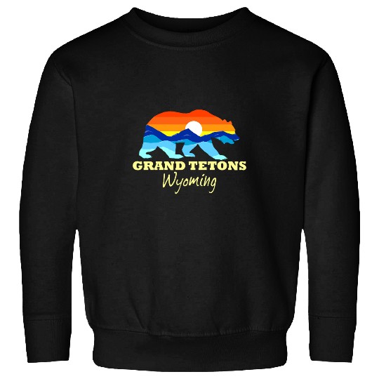 Bear Pet Grand Tetons National Park Bear Wyoming Grand Tetons Sweatshirts