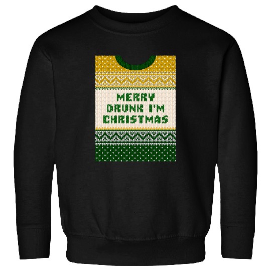 Wines Fun Merry Drunk I m Christmas Wines Lover Party Champagne 4 Sweatshirts
