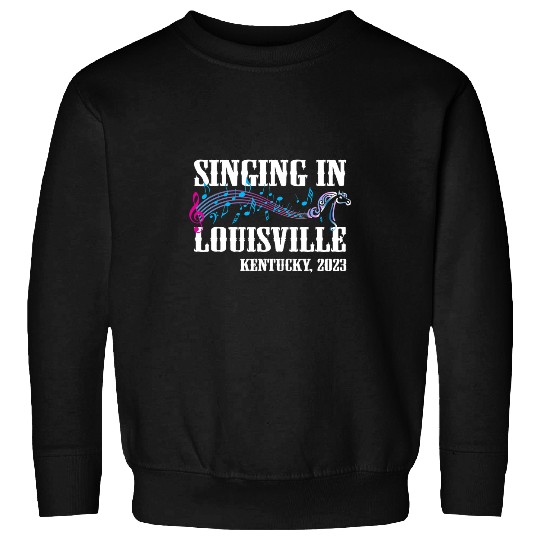 Hairdresser Job Singing in Louisville Kentucky Barbershop Music Lover Sweatshirts