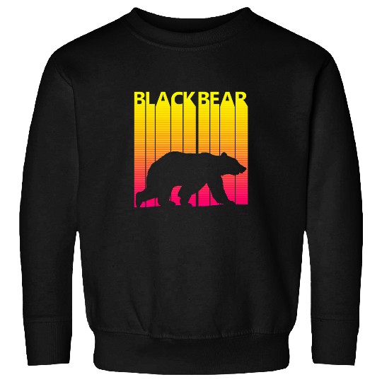Bear Pet Black bear Animal Retro Costume Sweatshirts