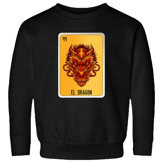 Dragon Pet El Dragon Mexican Slang Chicano Bingo Cards Sweatshirts