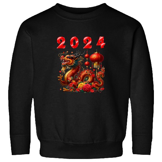 Dragon Pet Year of the Dragon Asian Lunar Chinese New Year Sweatshirts