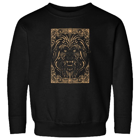 Lion Pet Lion Lover Africa Safari Zoo Animal Lover vintages Lion VNeck Sweatshirts