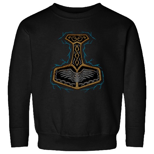 Mjolnir Hammer God of Thunder Thor Sweatshirts
