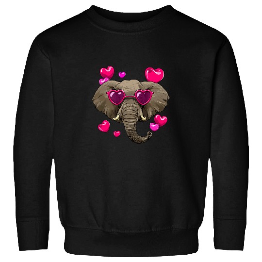 Elephant Pet Valentines Elephan African Animal Face Elephant Lover Sweatshirts