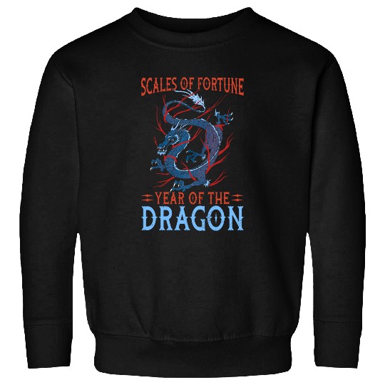 Dragon Pet Scales Of Fortune Year Of The Dragon Lunar New Year Sweatshirts