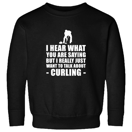 Curling Sport Gifts Funny Birthday Or Christmas Sweatshirts
