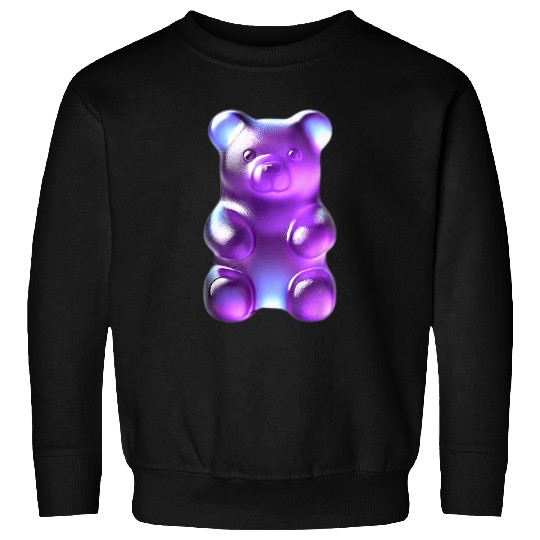 Bear Pet Purple Gummy Bear Sweatshirts