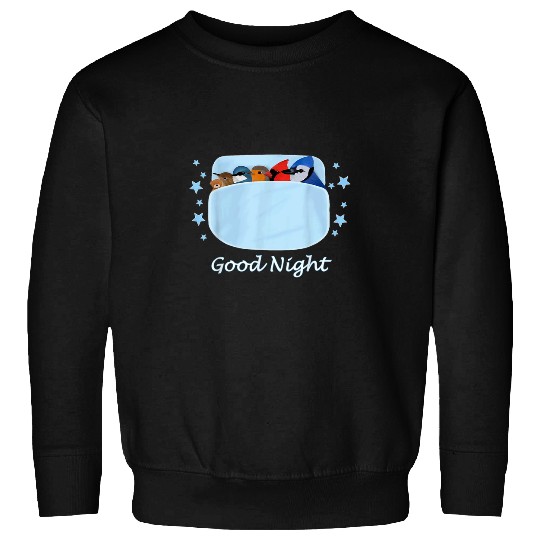 Bear Pet Blue Jay Cardinal Wren Teddy Bear Good Night Pyjamas Bird Sweatshirts