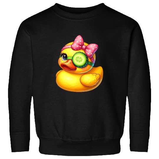Duck Pet Ducklings Bath Duck Quacking 68 Sweatshirts