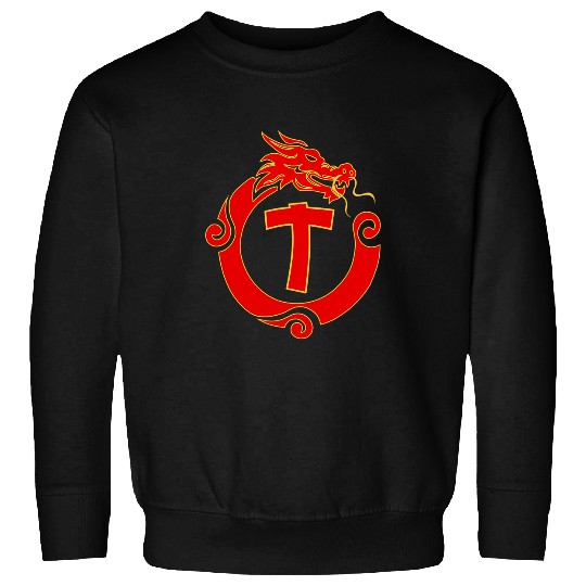 Dragon Pet Chinese New Year Dragon Monogram T Sweatshirts