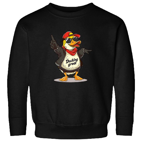 Duck Pet Ducklings Bath Duck Quacking 156 Sweatshirts