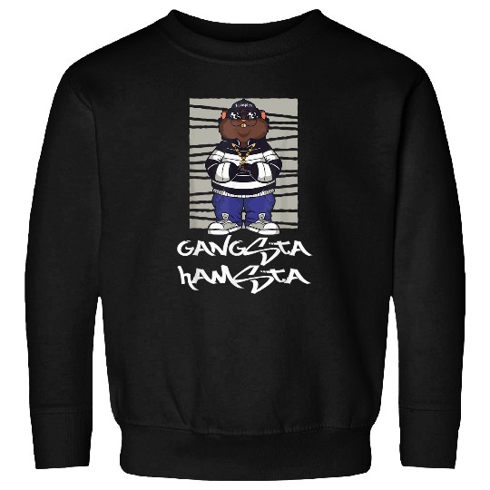 Hamster Pet Gangsta Hamsta a Gangster Hamster Sweatshirts