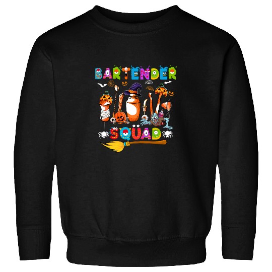 Bartender Squad Halloween Bartender Tools Horror Zombie Sweatshirts