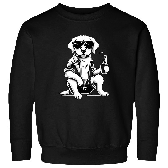 Beer Fun Unisex Soda Cool Cheer Beer Dog Casual Pet Lover Summer Sweatshirts