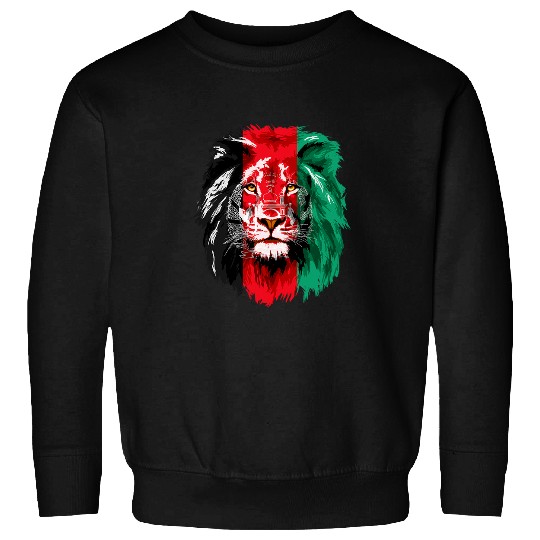 Lion Pet Afghanistan Flag Lion frees Afghanistan Sweatshirts
