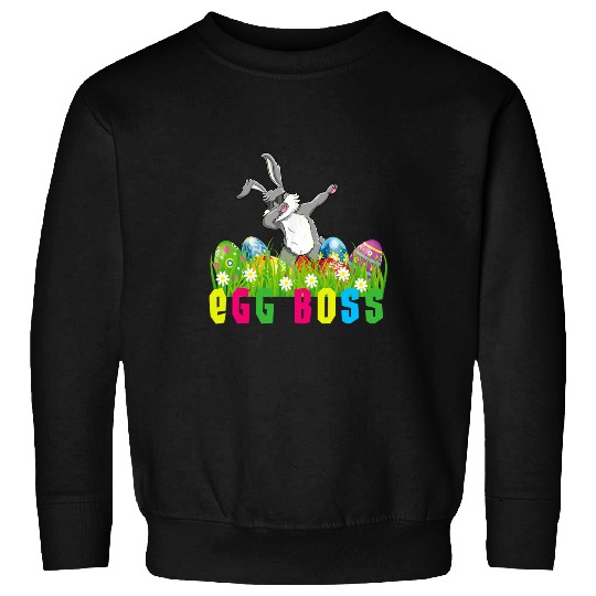 Dab Bunny Egg Boss for Easter Day Daily Wears Sweatshirts