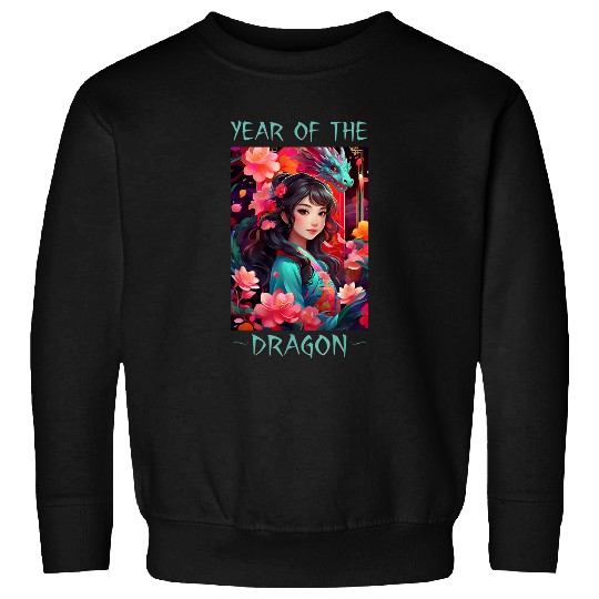 Dragon Pet Chinese New Year of the Dragon Anime 10 Sweatshirts