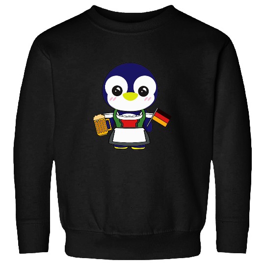 Penguin Pet German Kawaii Penguin Oktoberfest Germany Pride Woman 1 Sweatshirts