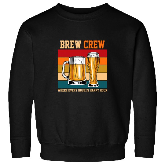 Beer Fun Brew Crew Outfit Funny Groom s Bachelors Party Beer Sweatshirts