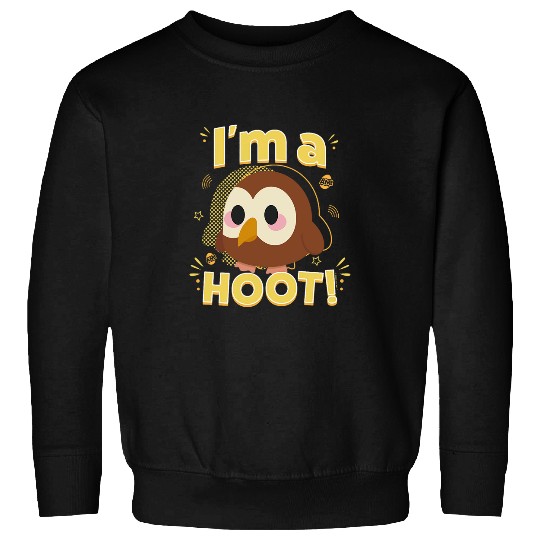 Owl Pet Adopt Me I m A Hoot Cute Little Owl Portrait Sweatshirts