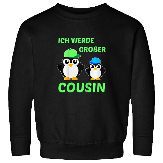 Penguin Pet Kids I Will Be Great Cousin Cute Penguin Boys Sweatshirts