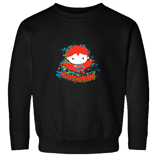 DC Comics Superman Chibi Kawaii Graffiti Superhero Icon Sweatshirts