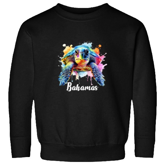 Turtle Pet Bahamas Tie Dye Turtle Souvenir Bahamas 1 Sweatshirts