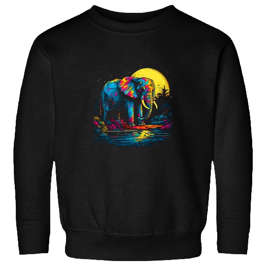 Elephant Pet Wilderness Sweatshirts