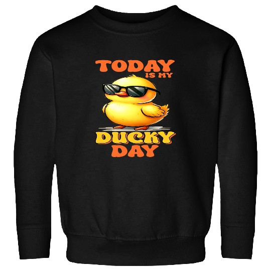 Duck Pet Ducklings Bath Duck Quacking 95 Sweatshirts