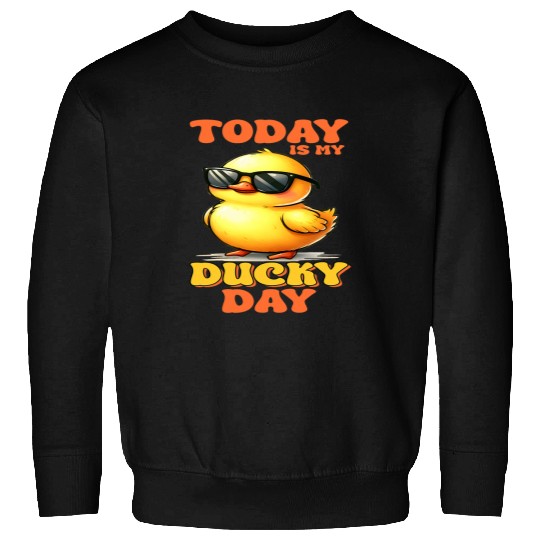 Duck Pet Ducklings Bath Duck Quacking 95 Sweatshirts